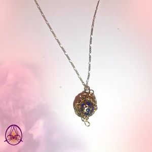 valentine stone color necklace